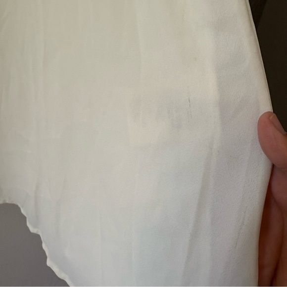 Darling Whimsy Trapeze Dress Beaded Whimsy Fairycore fairy Dainty Cream Sheer - Picture 4 of 12